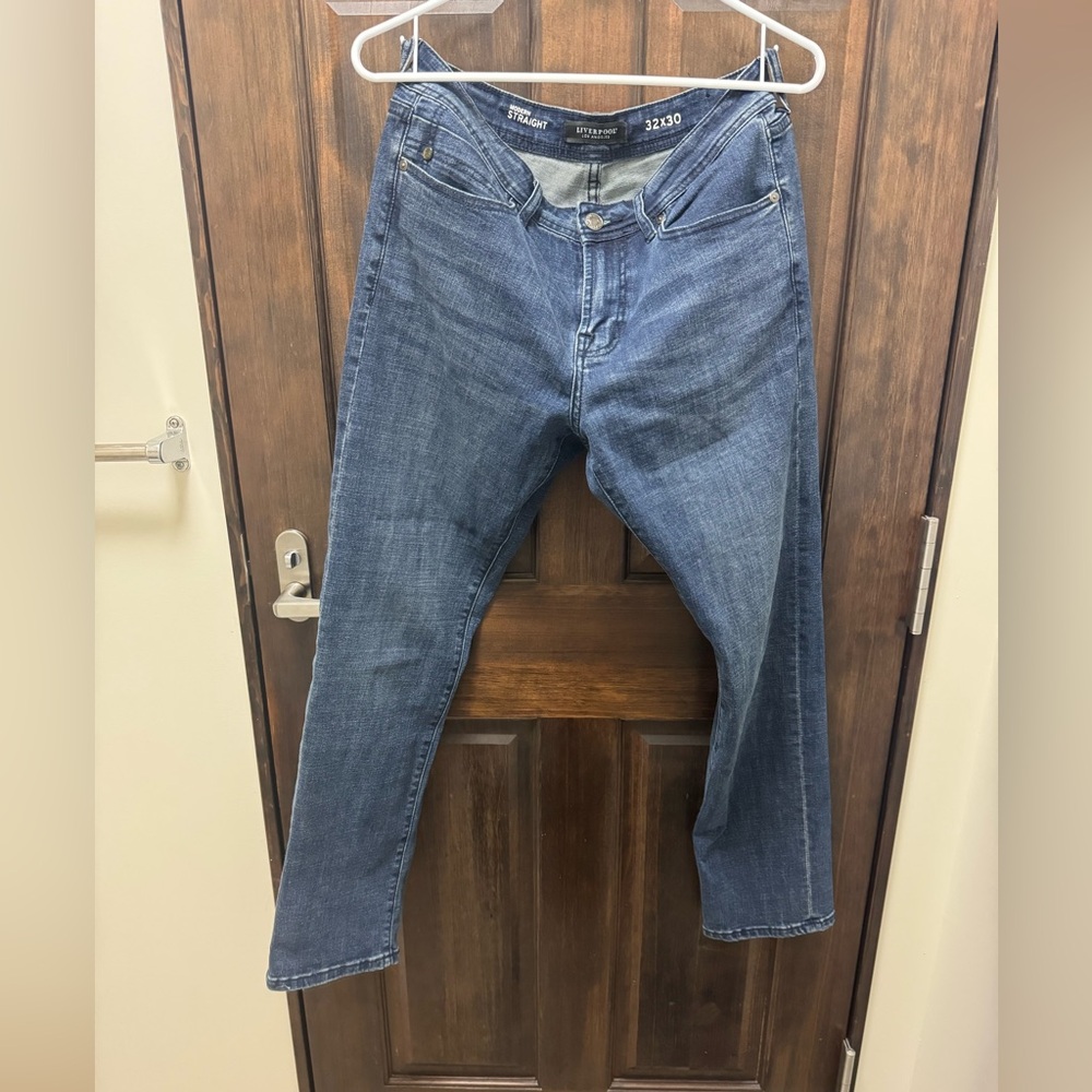 Liverpool Jeans Company Men's Denim Straight Jeans 32/30